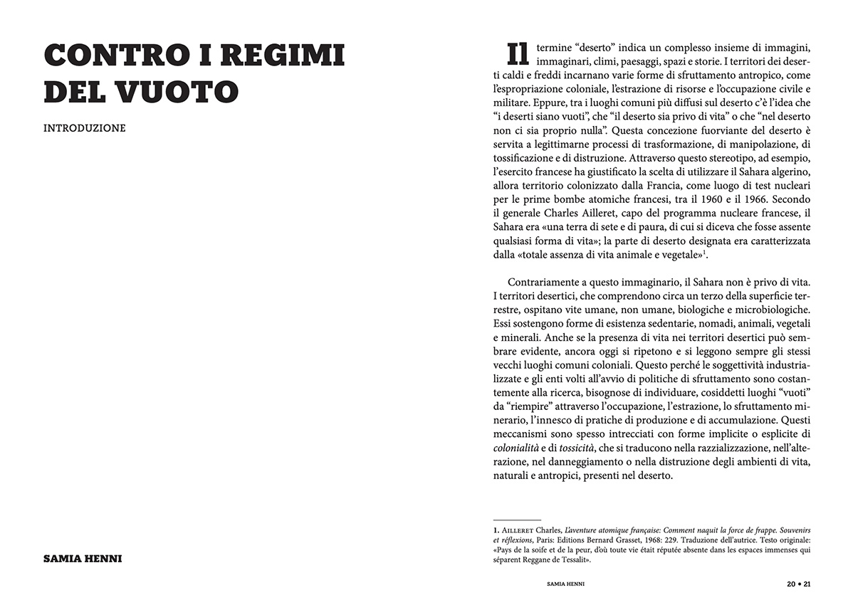 I deserti non sono vuoti
