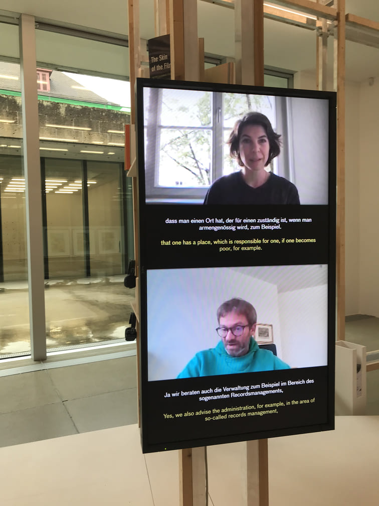 On Archival Practices installation